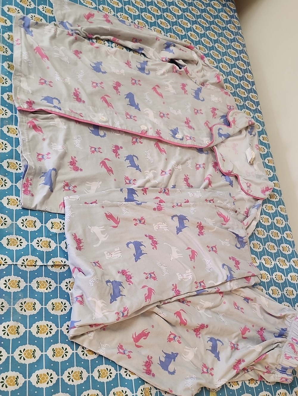 Munki Munk Nite Nite Dog Pajamas Size Small
